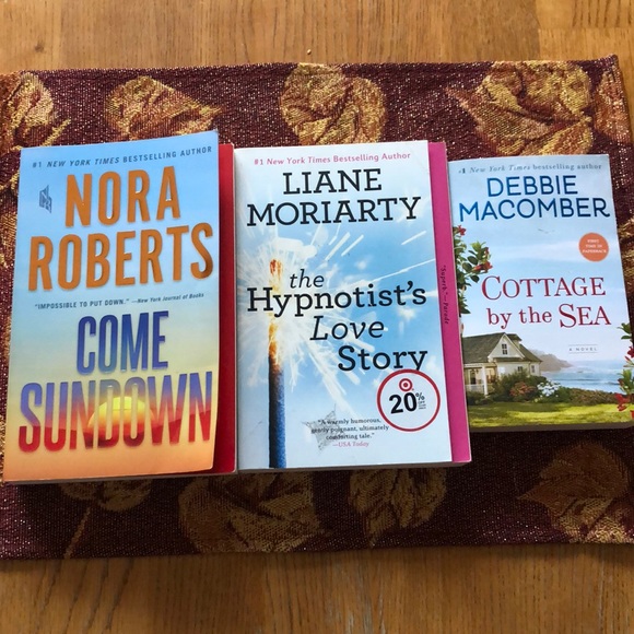 Other - 3 paperback novels by Debbie Macomber, Liane Moriarity and Nora Roberts